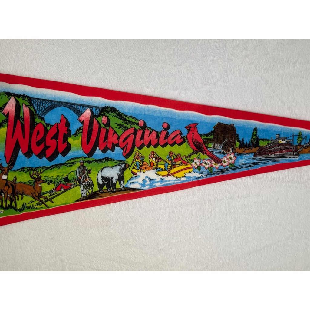 Vintage West Virginia State pennant