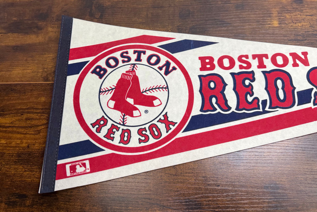Boston Red Sox Vintage Felt Pennant MLB Collectible 30 Inches Memorabilia