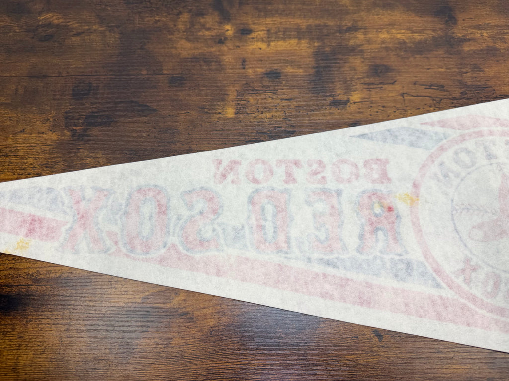Boston Red Sox Vintage Felt Pennant MLB Collectible 30 Inches Memorabilia