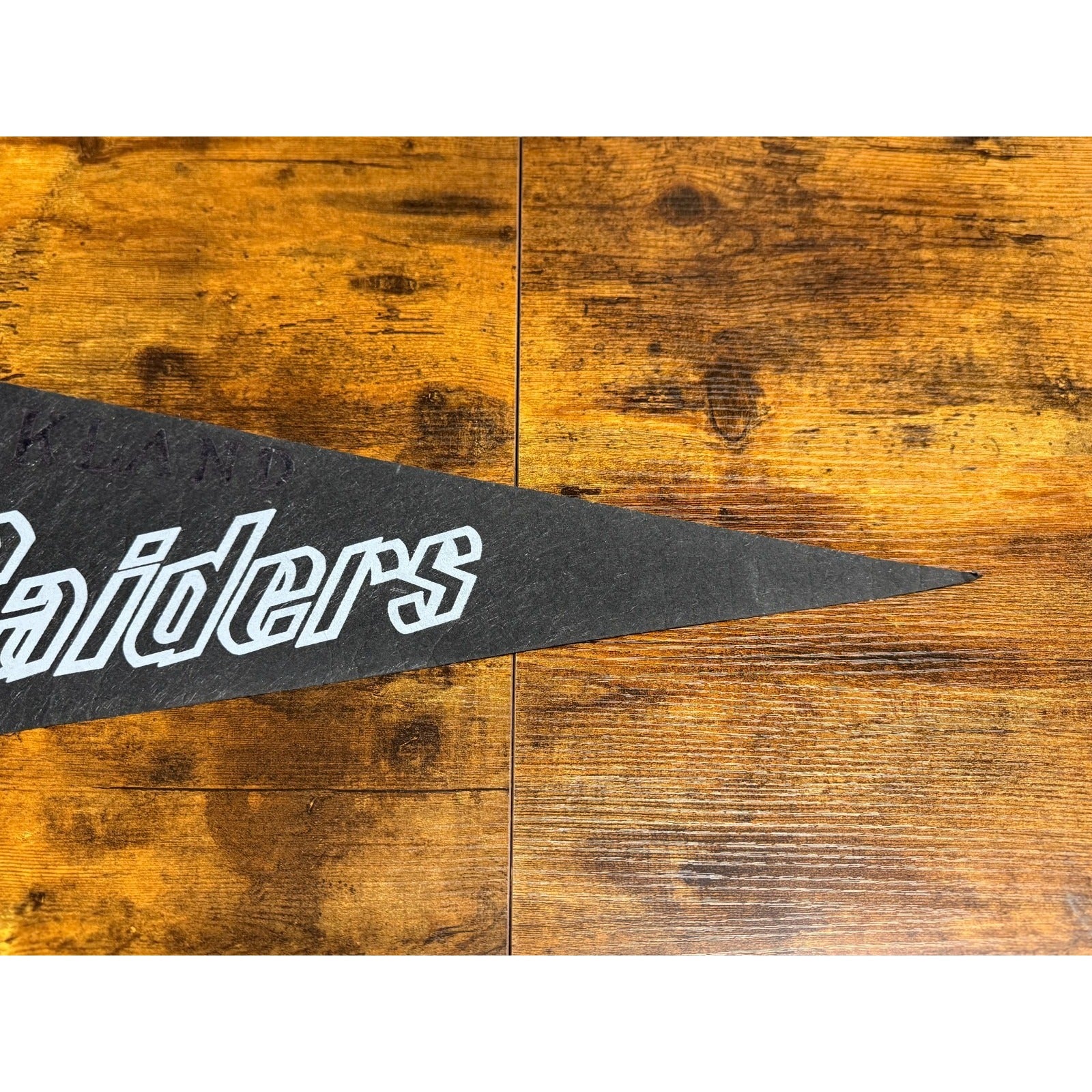 Vintage NFL Oakland Raiders pennant