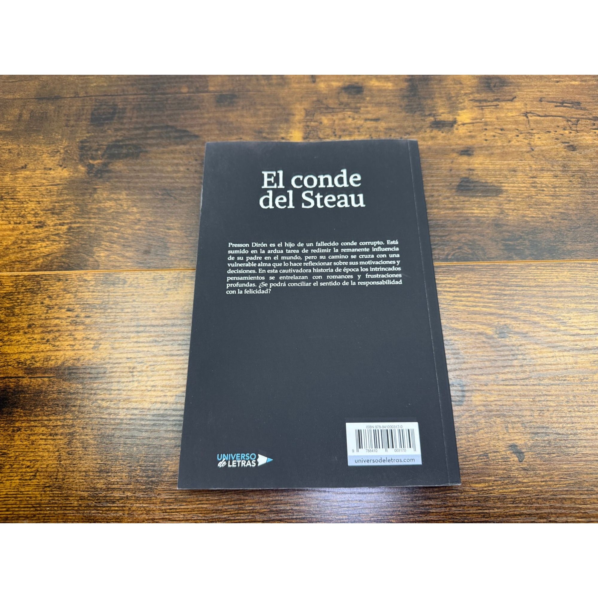 El Conde Del Steau By Juan Carlos Gallardo Araya Paperback Novel Spanish Edition
