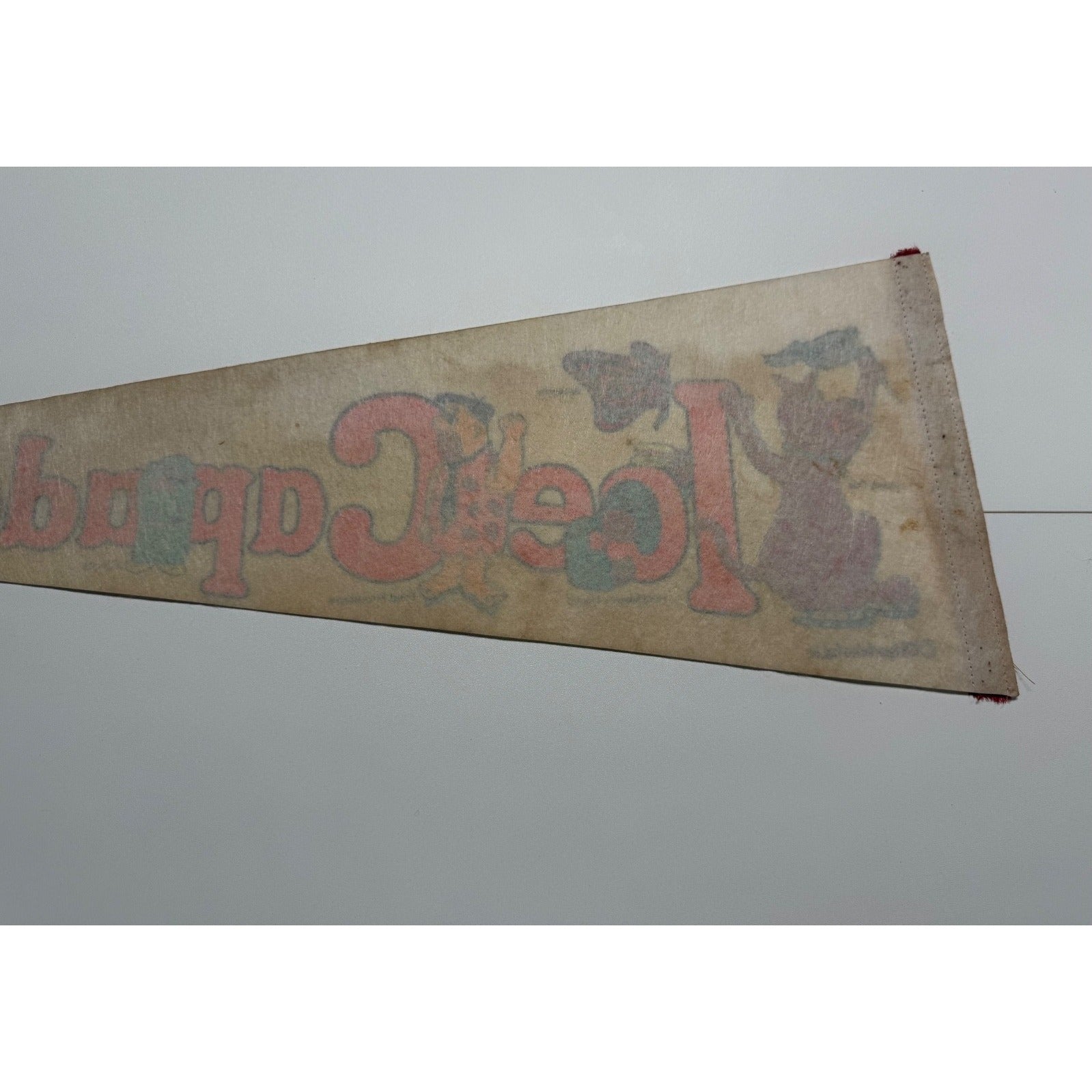 Vintage Ice Capades Souvenir Pennant- 1976 Magic Land Gang Retro Style