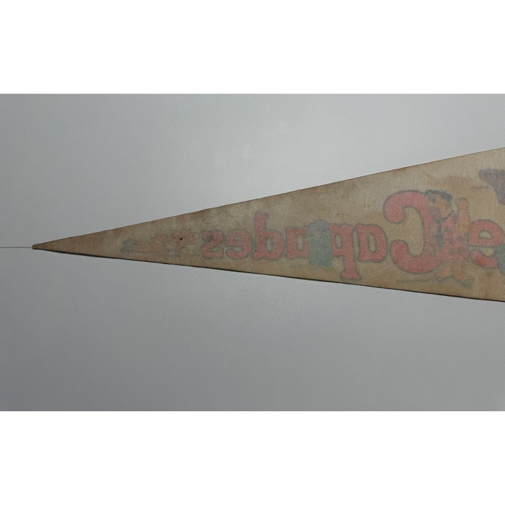 Vintage Ice Capades Souvenir Pennant- 1976 Magic Land Gang Retro Style