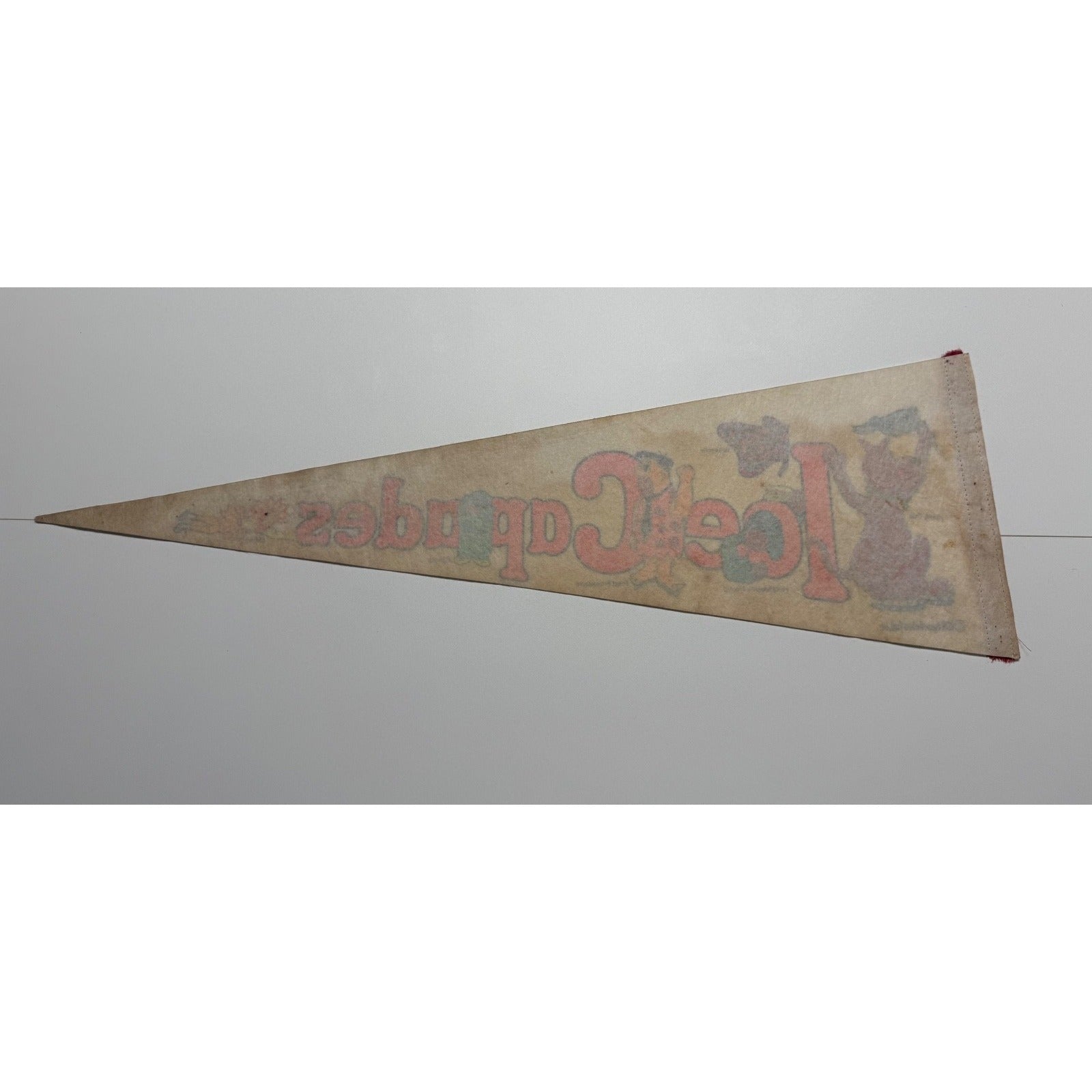 Vintage Ice Capades Souvenir Pennant- 1976 Magic Land Gang Retro Style
