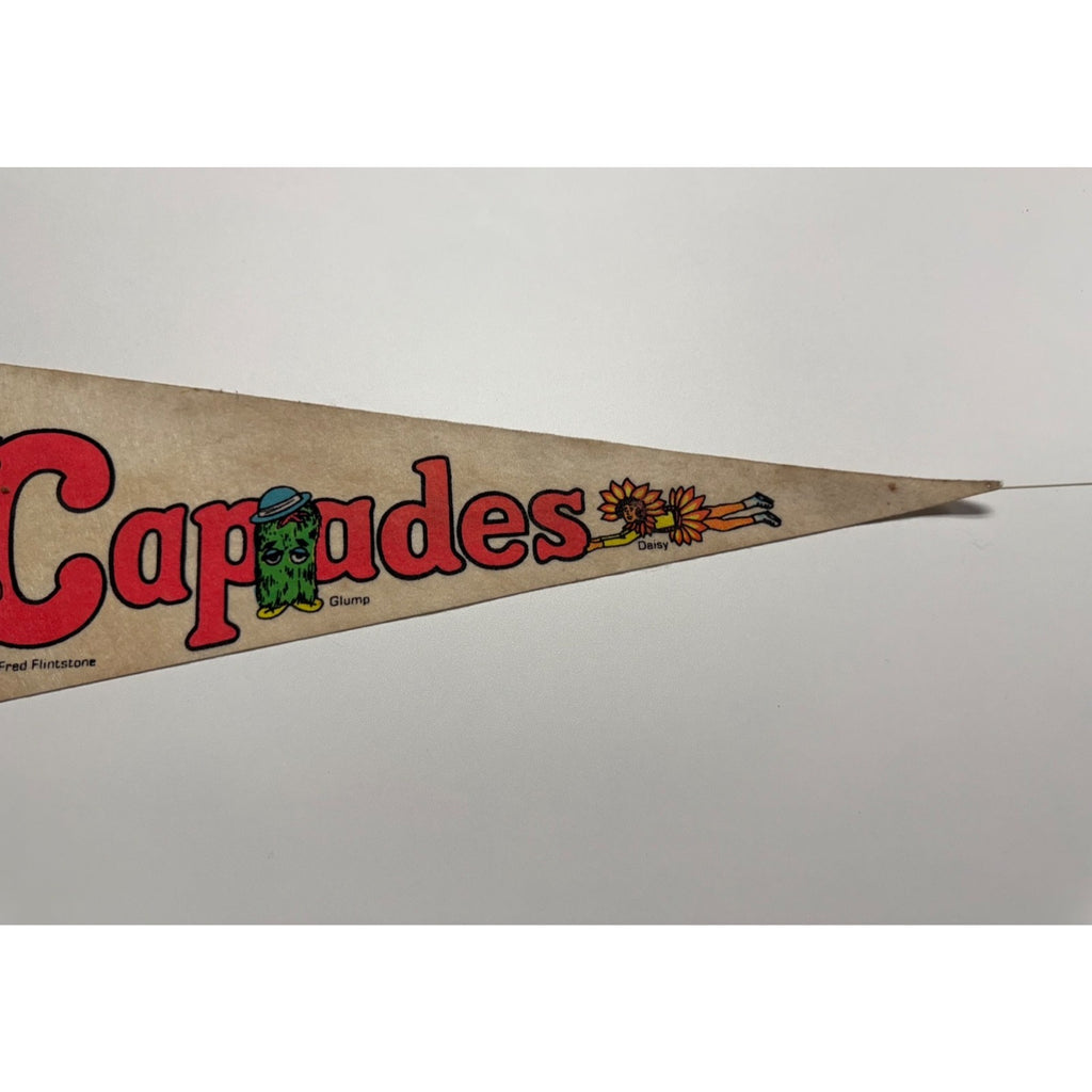 Vintage Ice Capades Souvenir Pennant- 1976 Magic Land Gang Retro Style