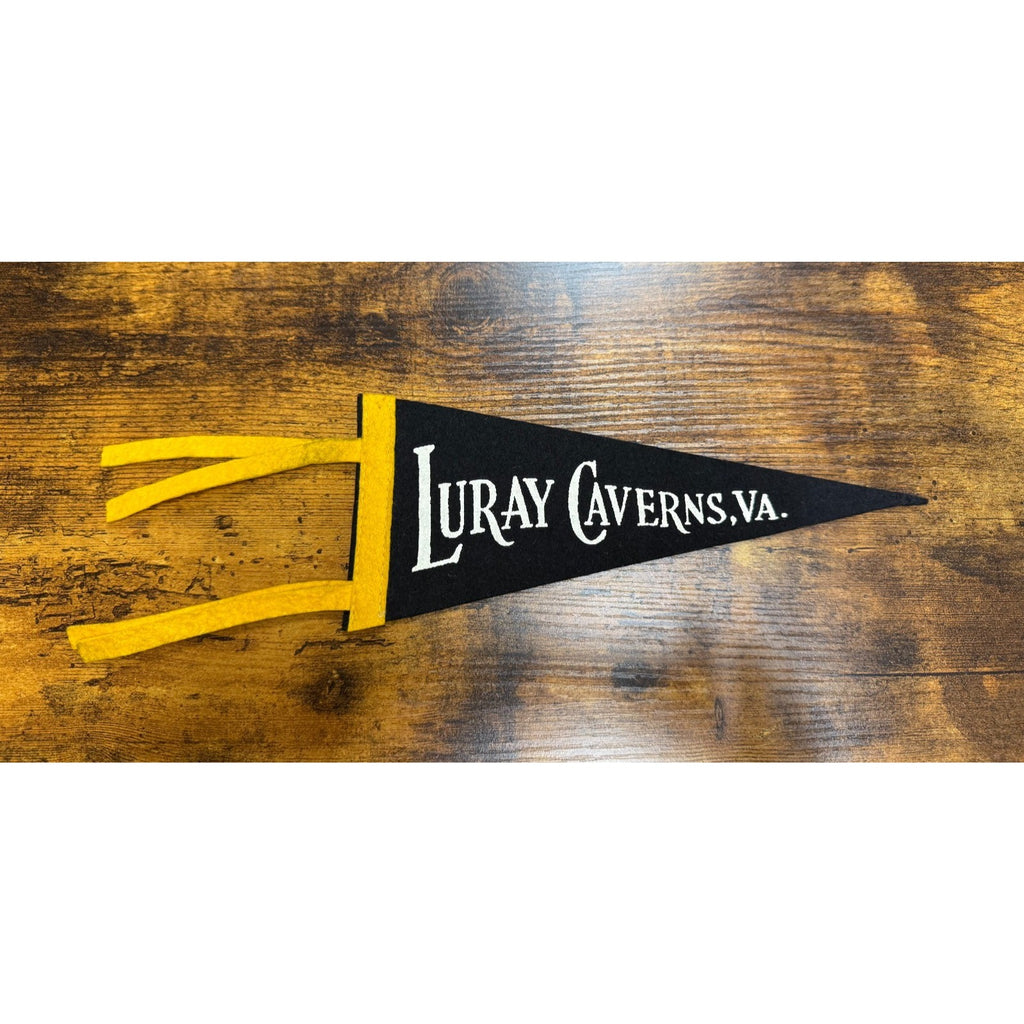 Vintage Luray Caverns, Va mini pennant