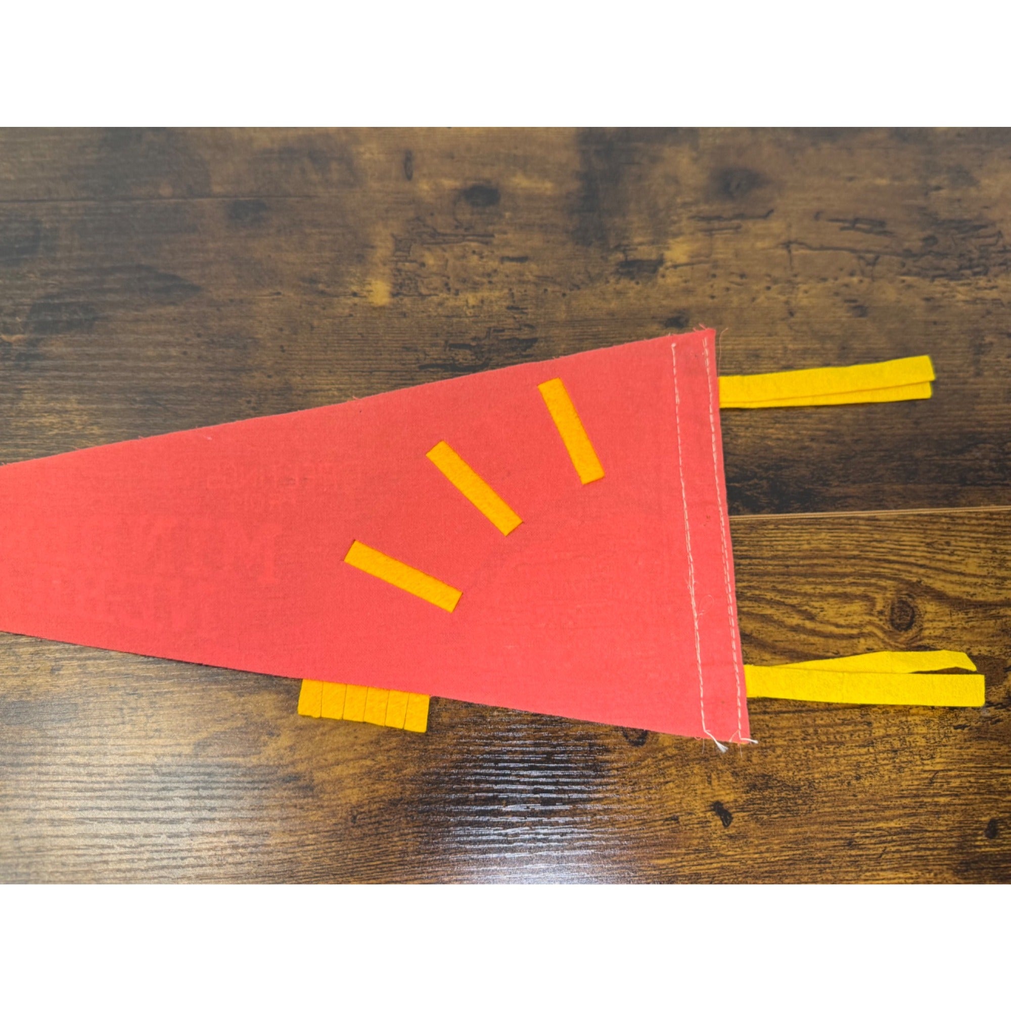 Vintage 1971 Pioneer Village Minden Nebraska Pennant Felt Banner