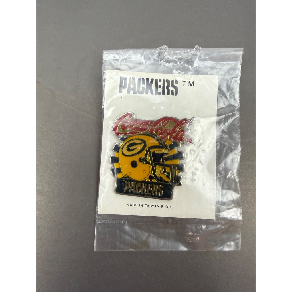 New vintage Green Bay Packers Coca-Cola Vintage Pin Collectible NFL Licensed Memorabilia