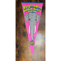 Ringling Bros. Barnum & Bailey Circus Elephant Pennant Vintage Pink & Blue Felt