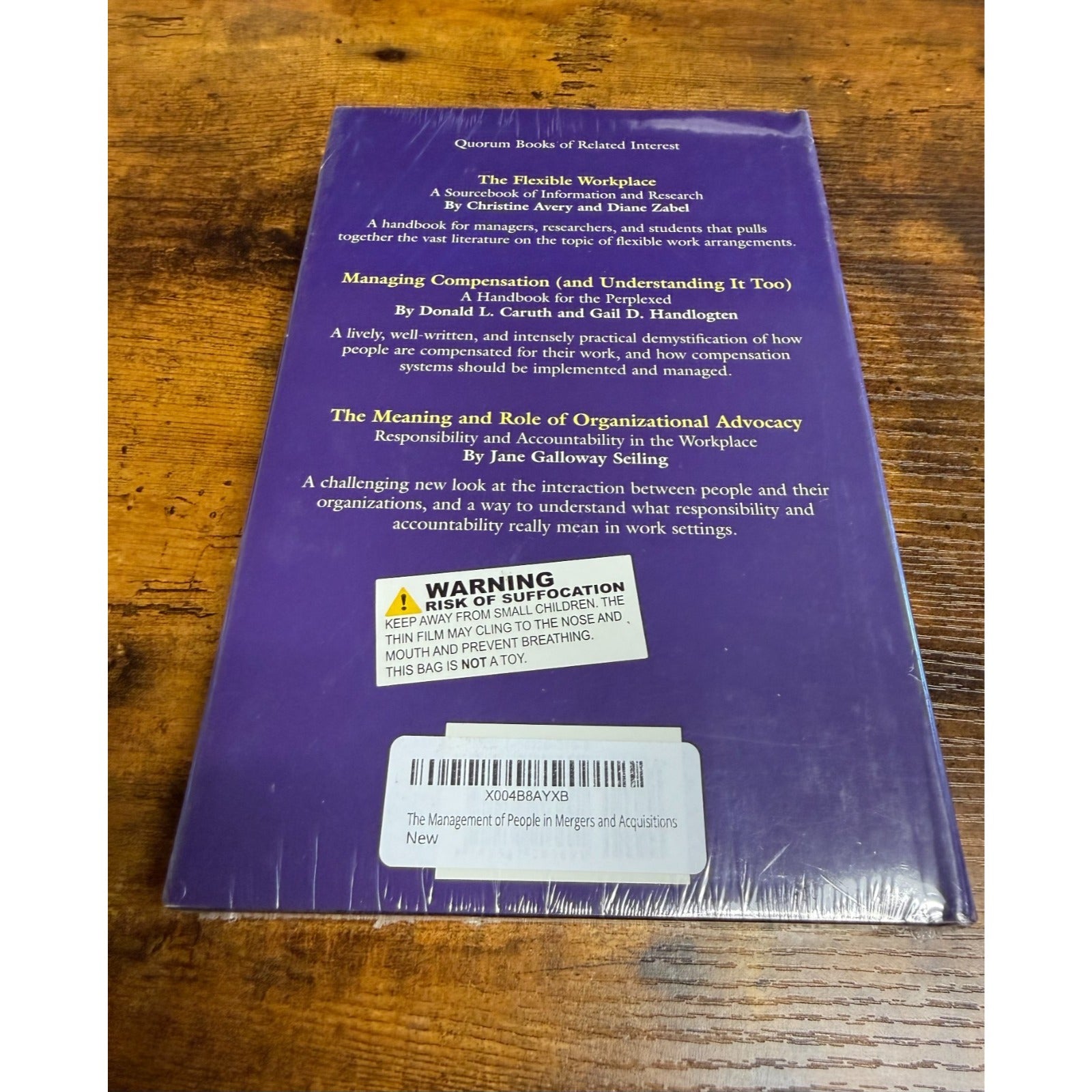 The Management of people in Mergers and Acquisitions book hardcover