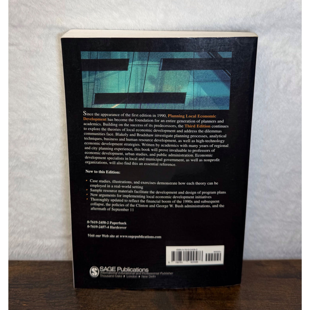 Planning Local Economic Development: Theory And Practice Third Edition