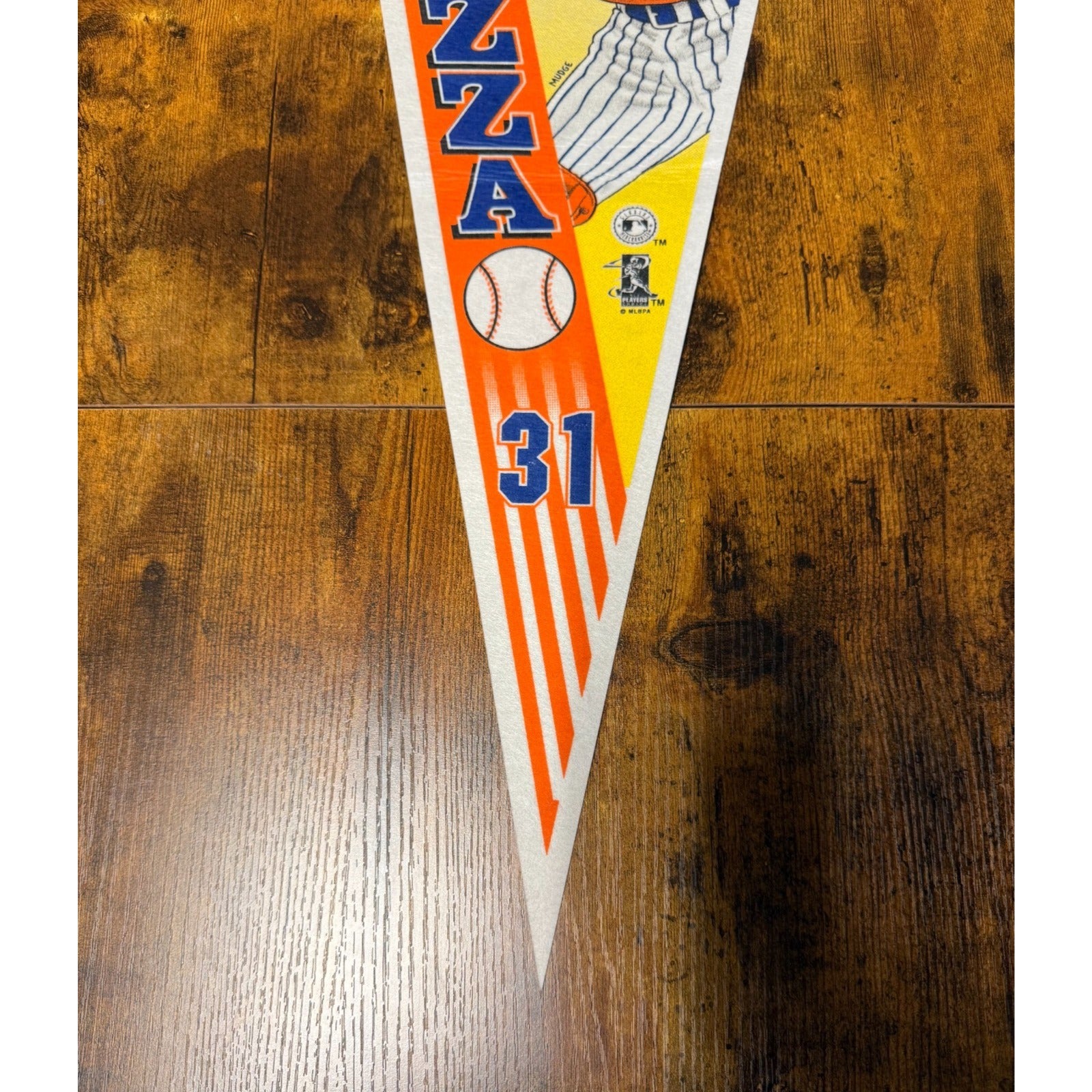 Vintage 1999 MLB New York Mets Mike Piazza #31 pennant