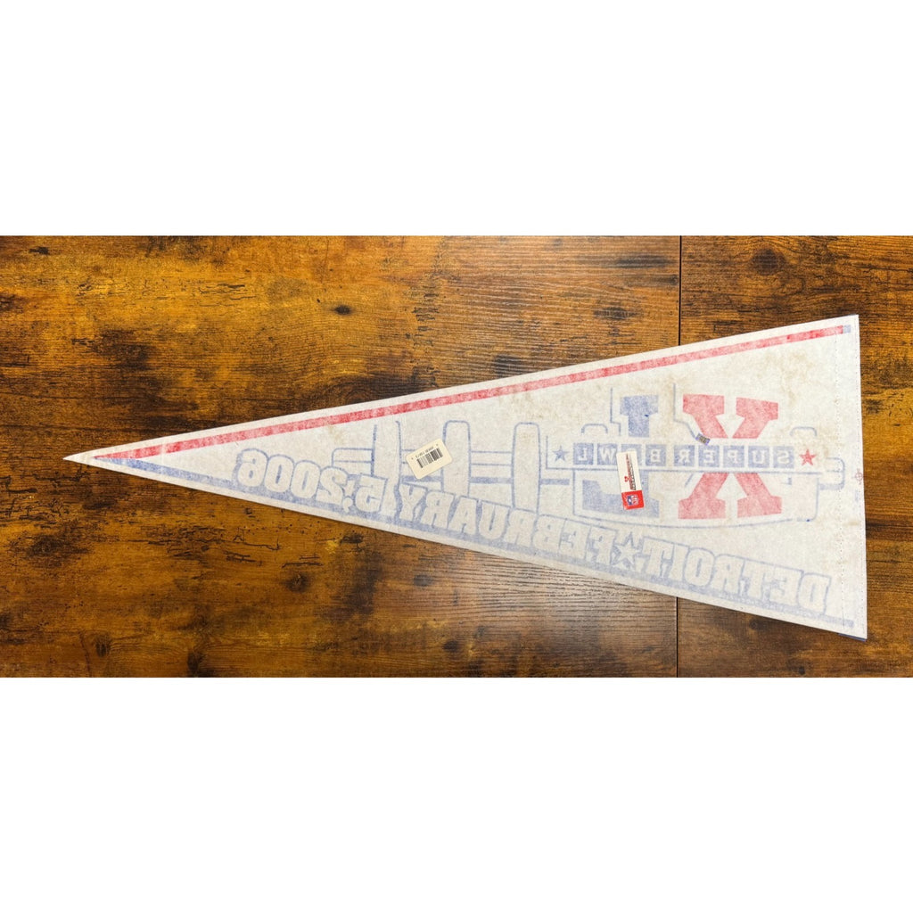 Vintage 2006 NFL Super Bowl XL Detroit Lions pennant