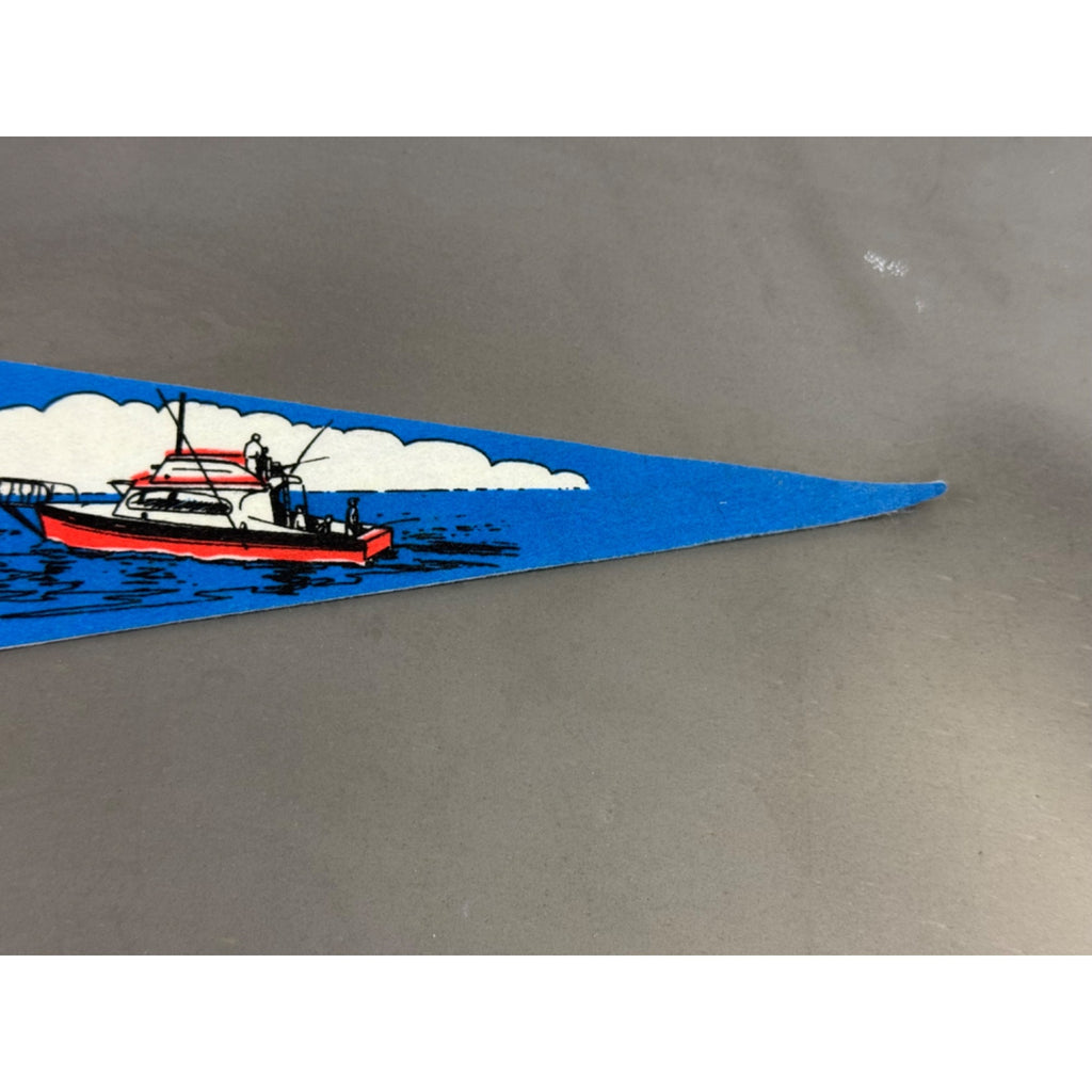 Vintage Chesapeake Bay Bridge-Tunnel, Virginia pennant