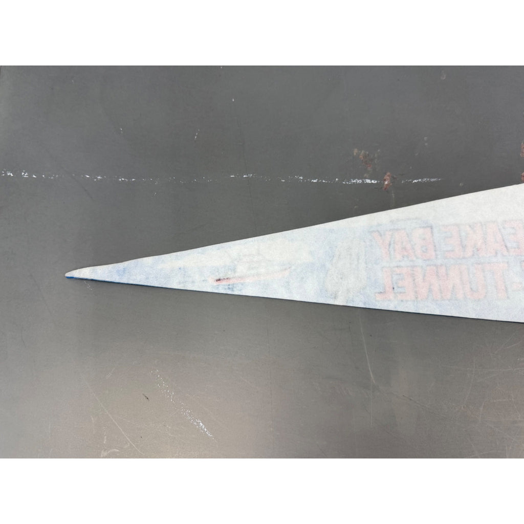 Vintage Chesapeake Bay Bridge-Tunnel, Virginia pennant