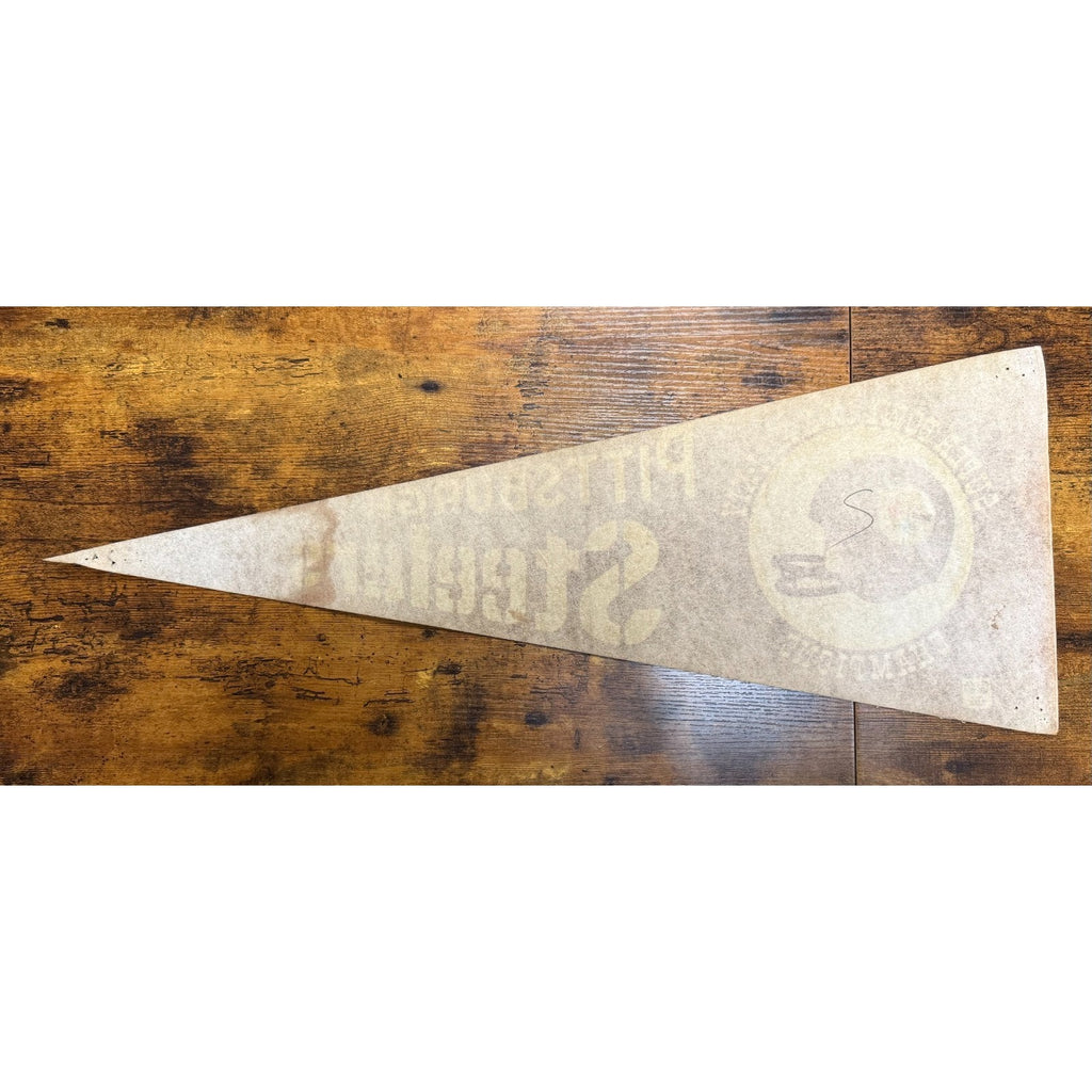 Vintage NFL Super Bowl Champions Pittsburgh Steelers pennant