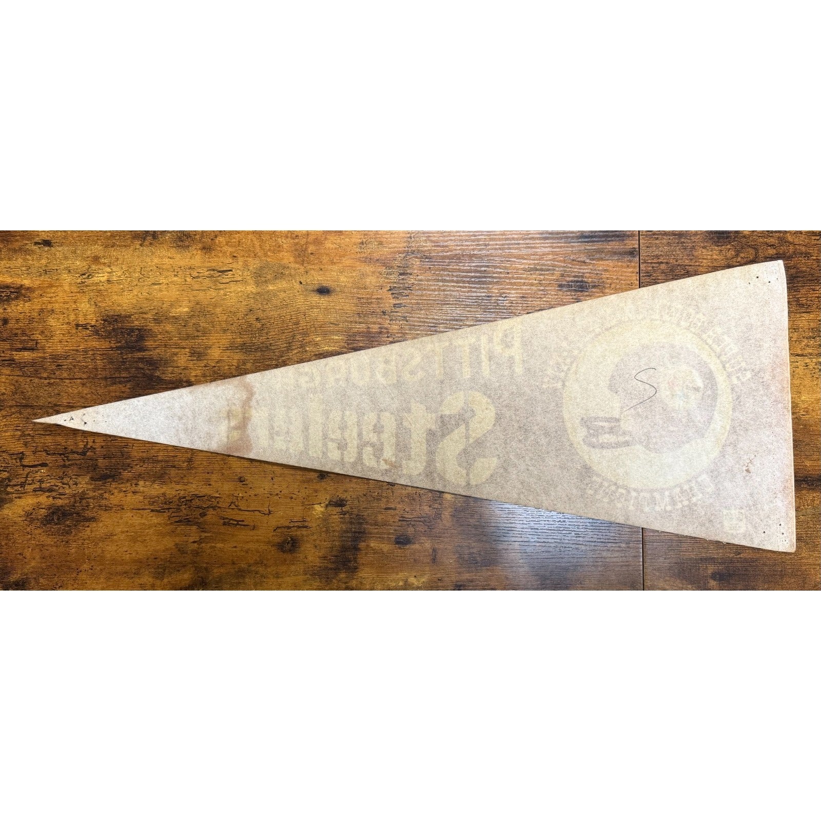 Vintage NFL Super Bowl Champions Pittsburgh Steelers pennant