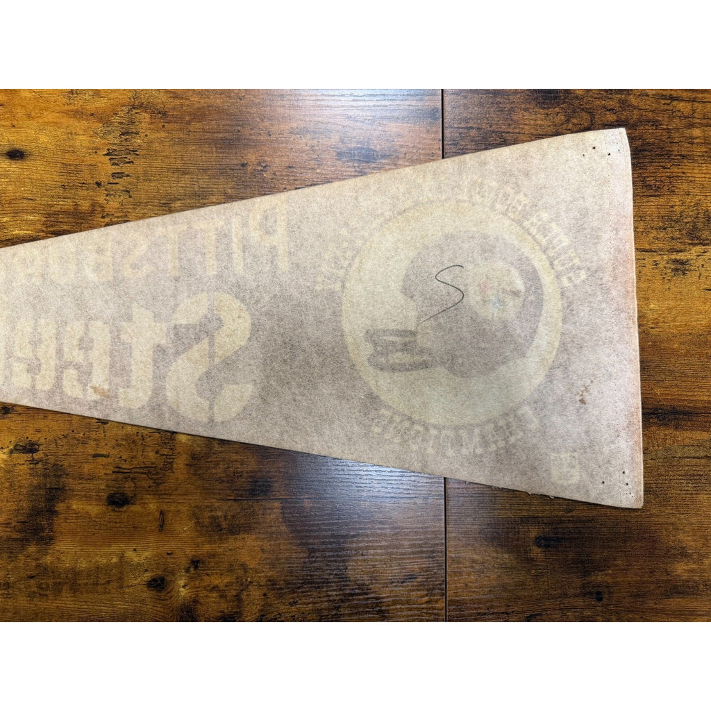 Vintage NFL Super Bowl Champions Pittsburgh Steelers pennant