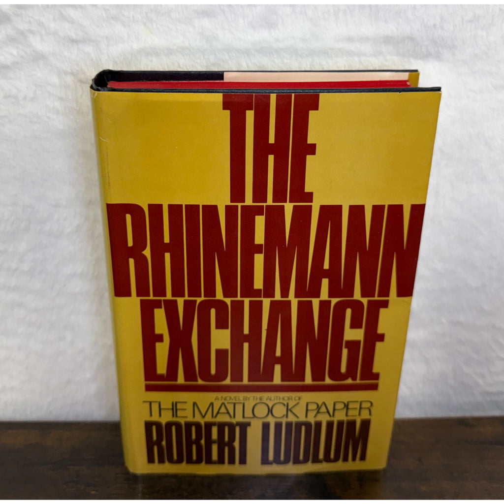The Rhinemann Exchange Hardcover By Robert Ludlum First Edition 1974 Thriller