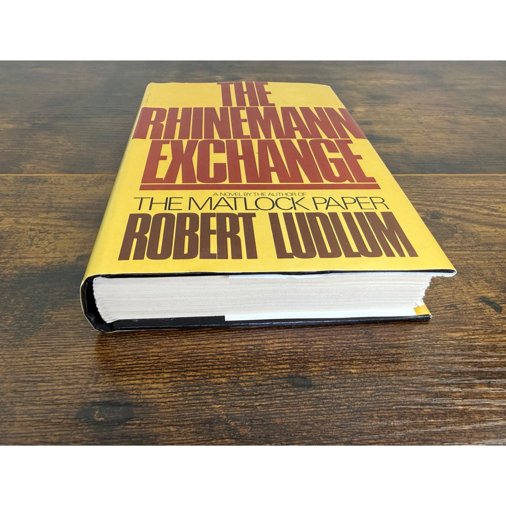 The Rhinemann Exchange Hardcover By Robert Ludlum First Edition 1974 Thriller