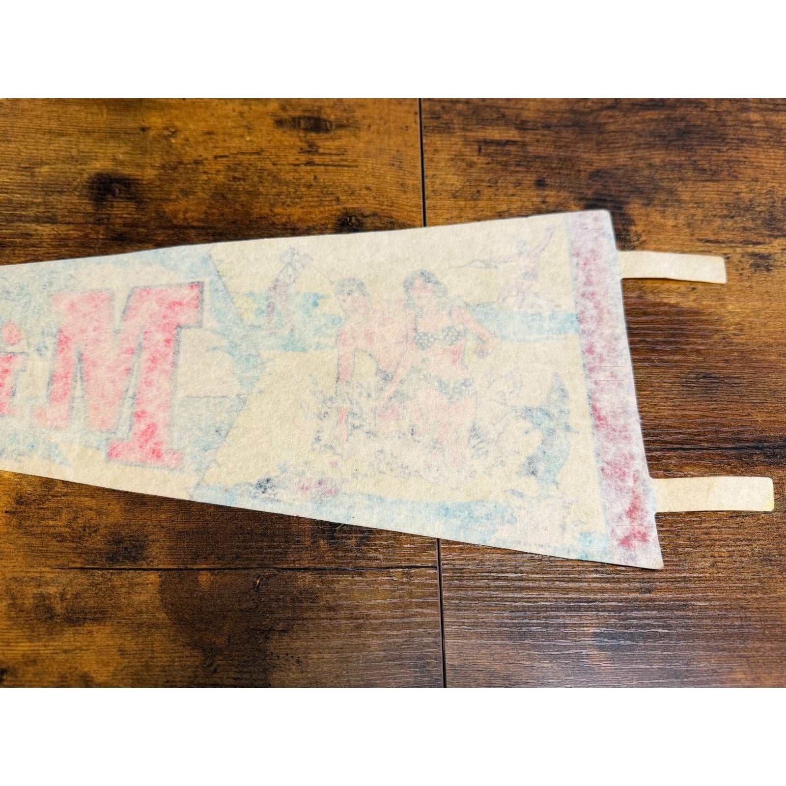 Vintage 1974 Miami Beach pennant