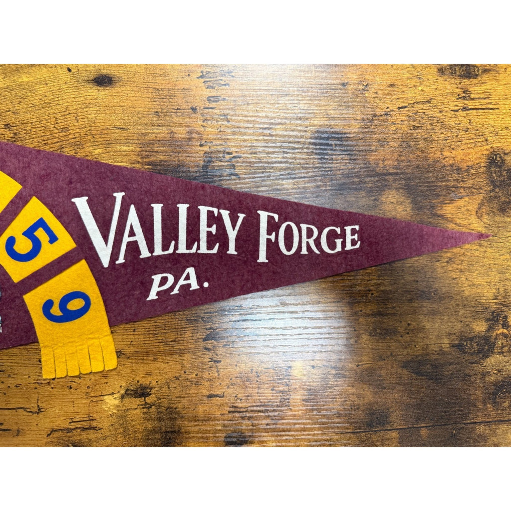 Vintage 1959 Valley Forge, Pennsylvania pennant
