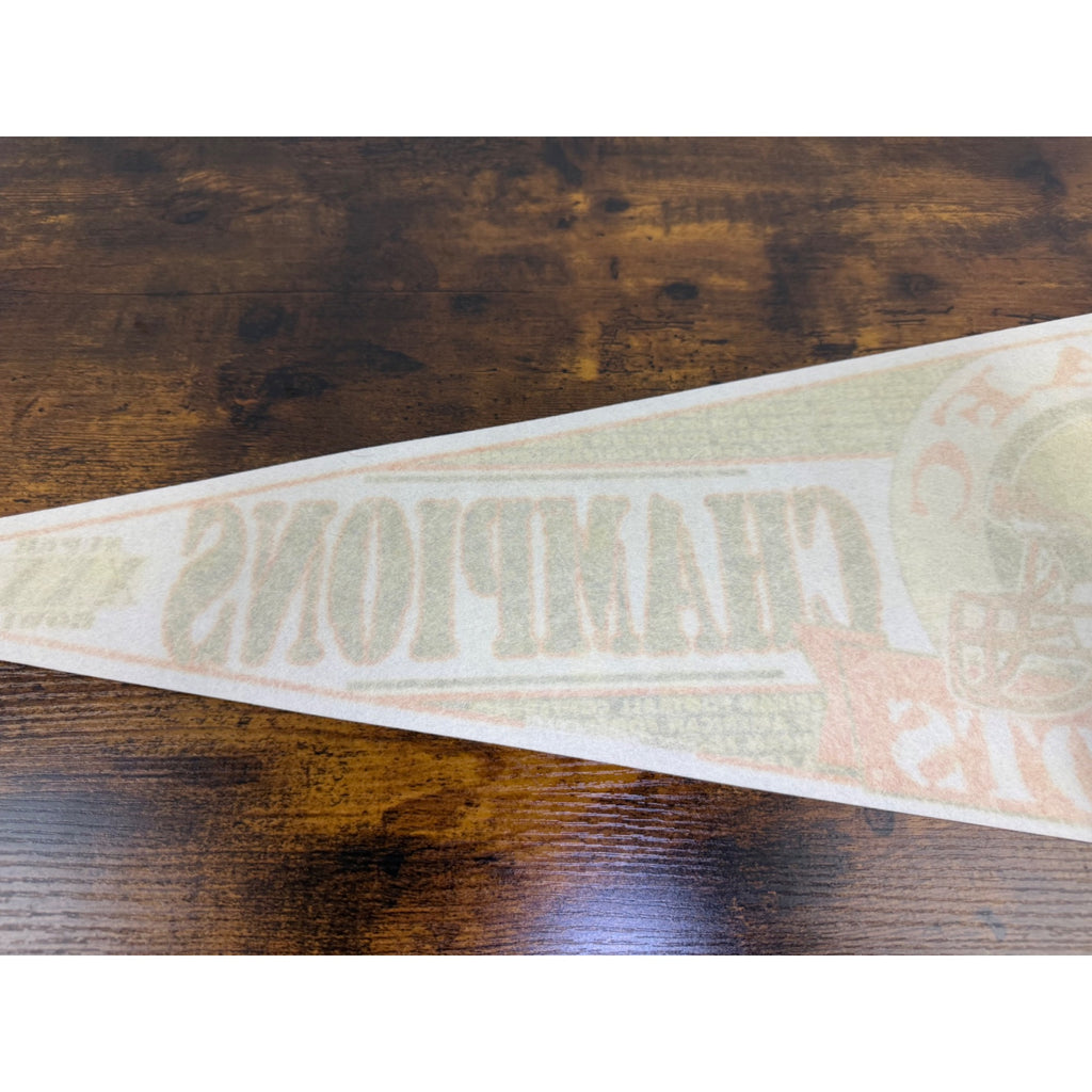 1996 New England Patriots AFC Champions Super Bowl XXXI WinCraft Felt Pennant