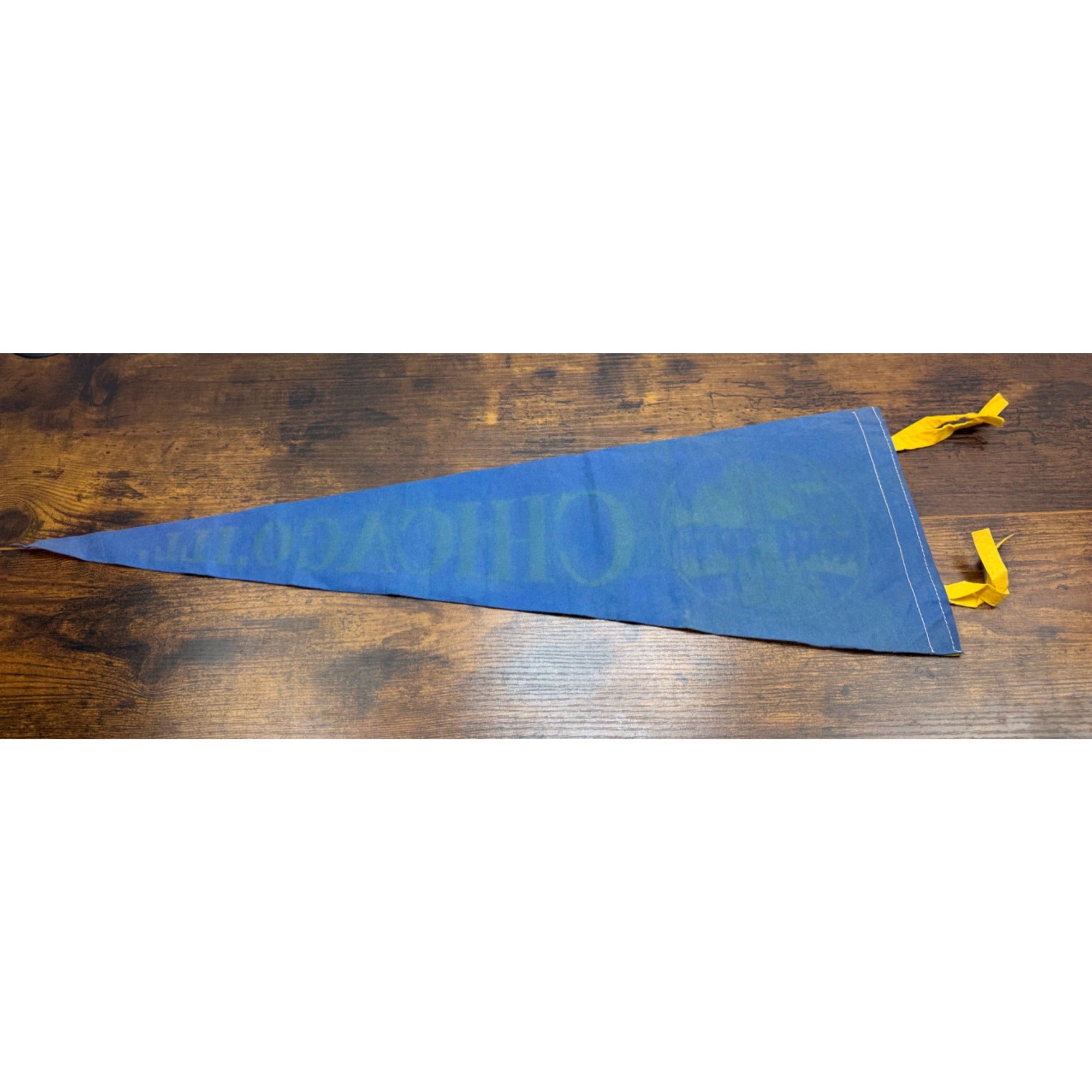 Vintage Chicago Illinois Felt Pennant With The Old Water Tower Design - 26 inches