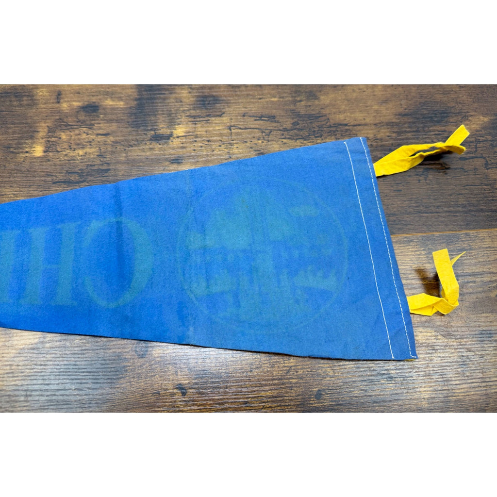 Vintage Chicago Illinois Felt Pennant With The Old Water Tower Design - 26 inches