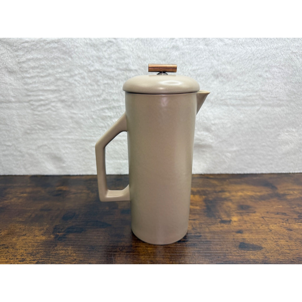 New 34oz Aires French Press Coffee Maker High-Quality Ceramic & Stainless Steel
