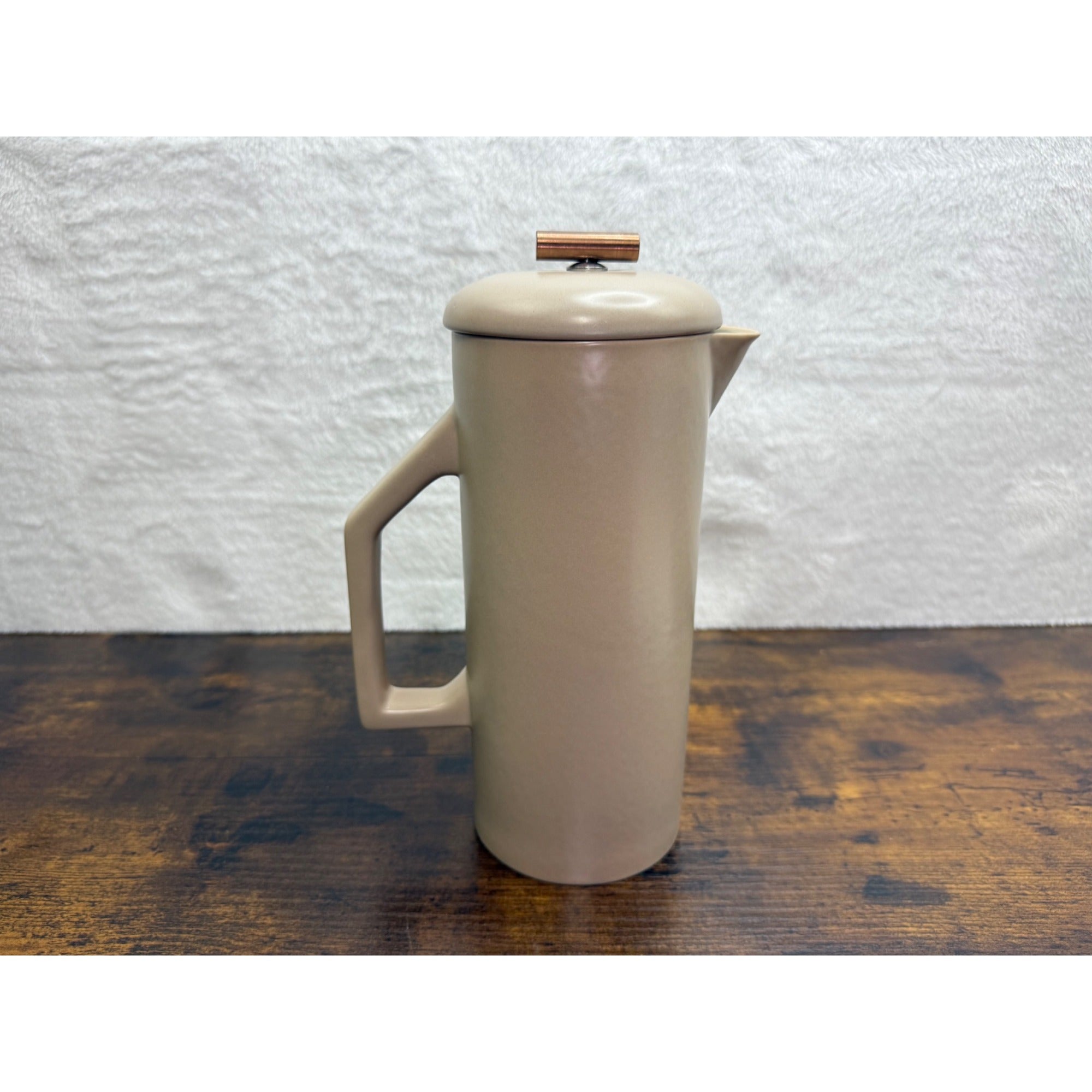 New 34oz Aires French Press Coffee Maker High-Quality Ceramic & Stainless Steel