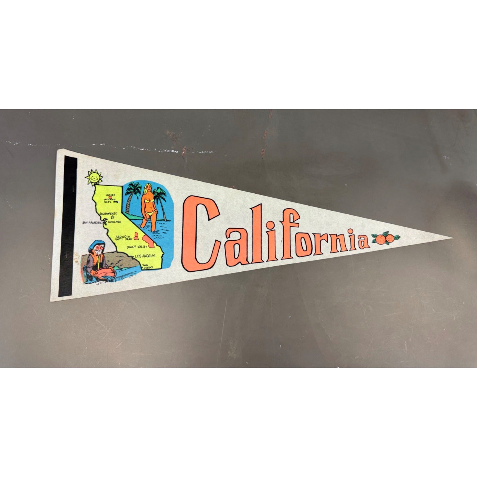 Vintage California State pennant
