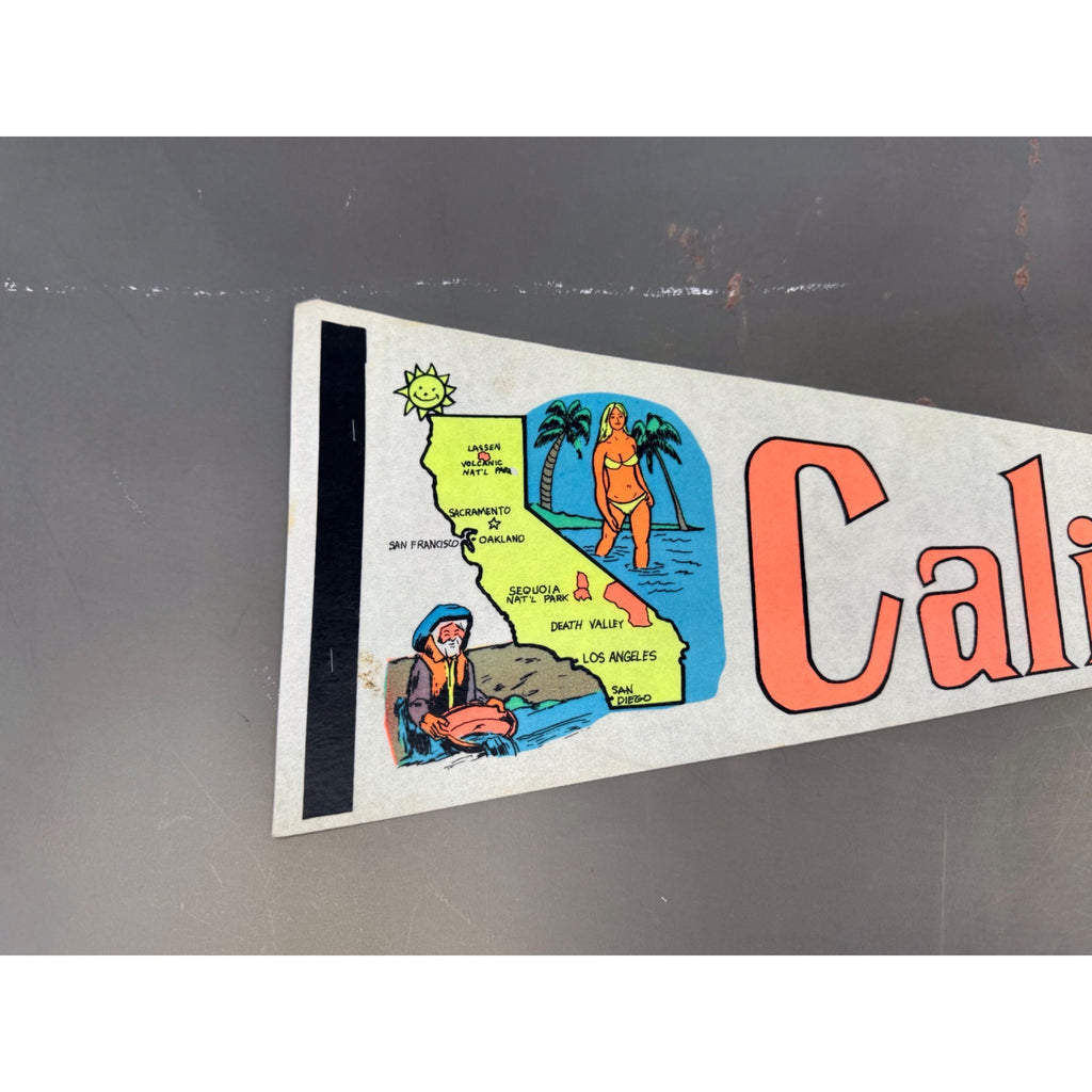 Vintage California State pennant