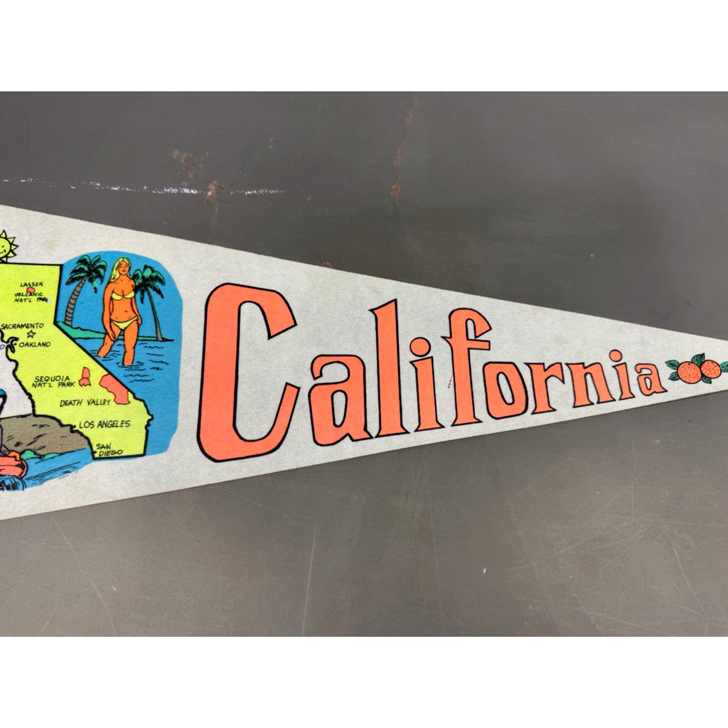 Vintage California State pennant