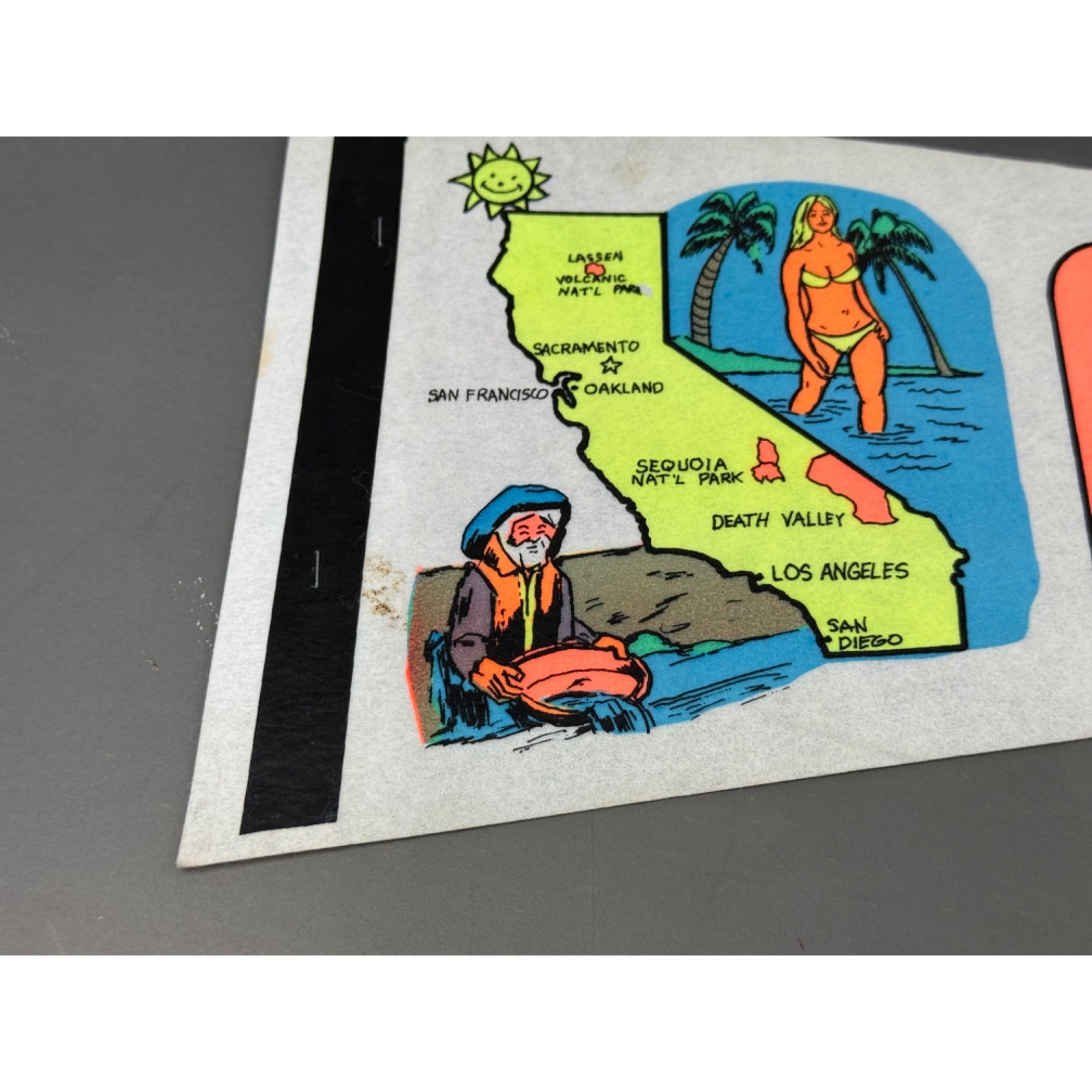 Vintage California State pennant