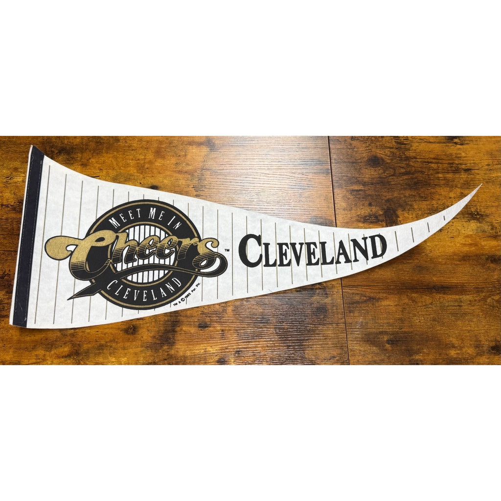 Vintage 1992 Cleveland Cheers pennant