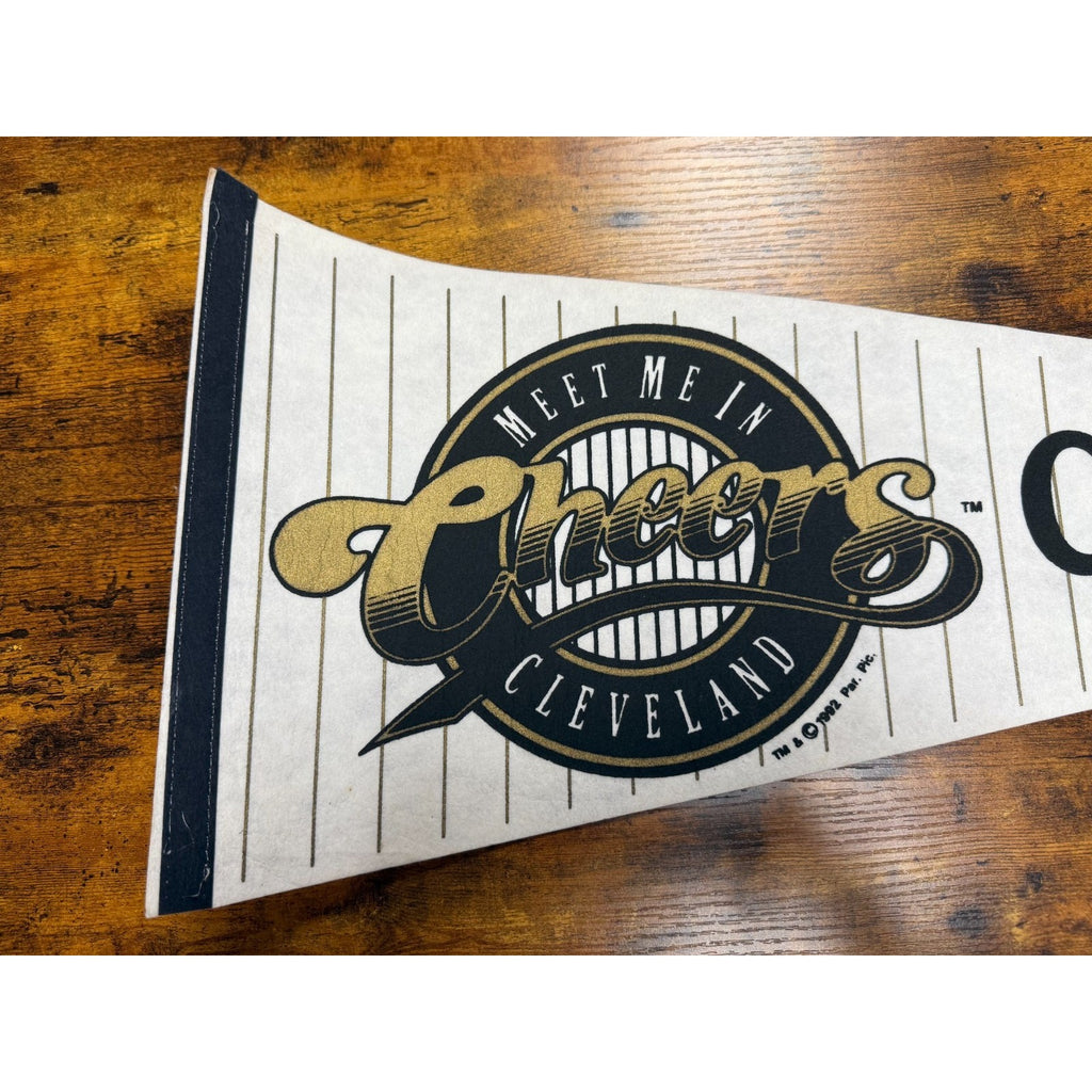 Vintage 1992 Cleveland Cheers pennant