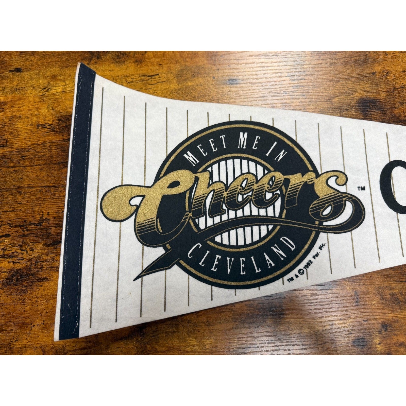Vintage 1992 Cleveland Cheers pennant