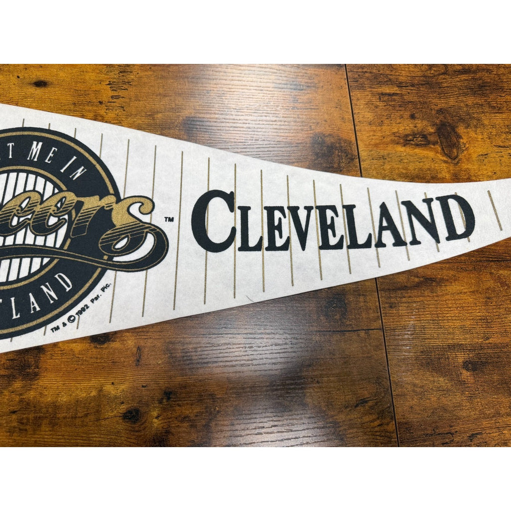 Vintage 1992 Cleveland Cheers pennant