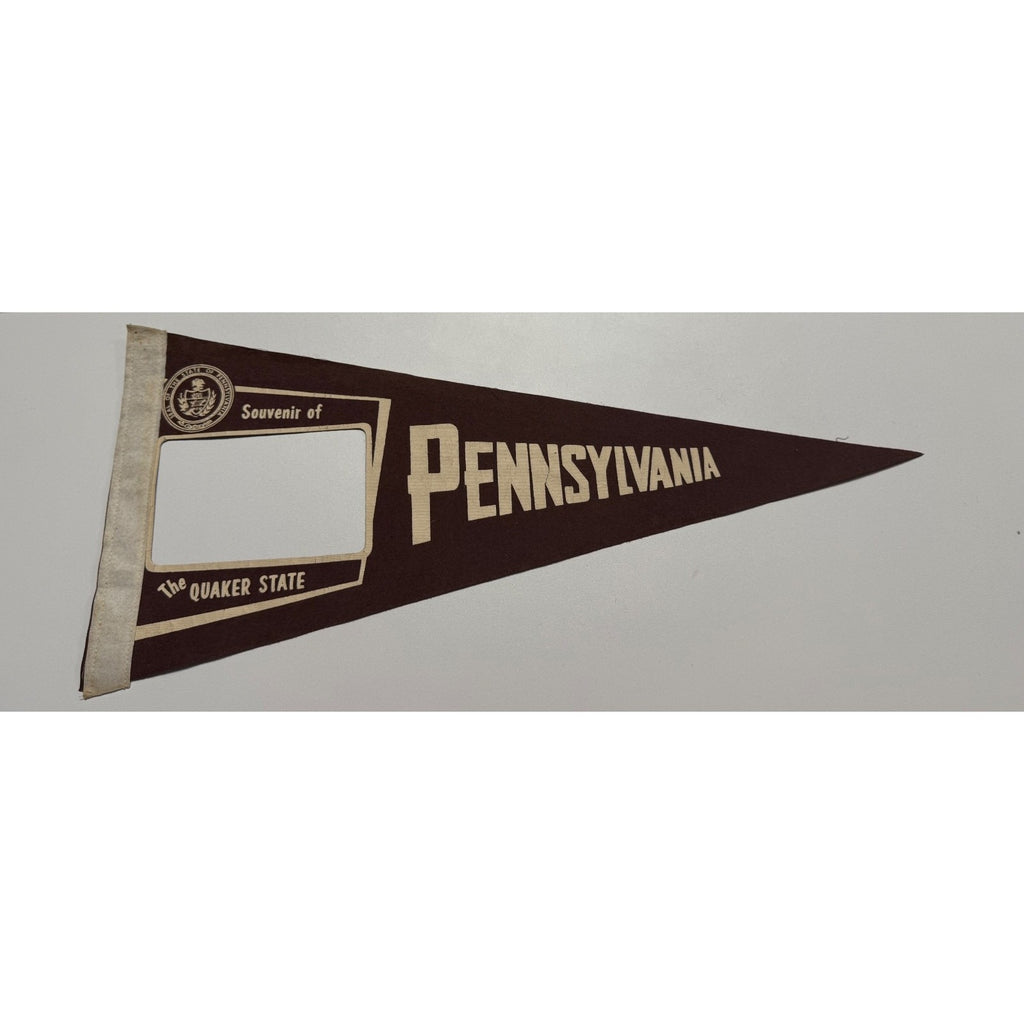 Vintage Pennsylvania "The Quaker State" pennant