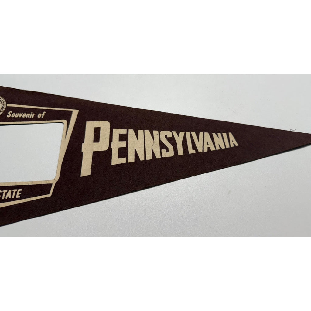 Vintage Pennsylvania "The Quaker State" pennant
