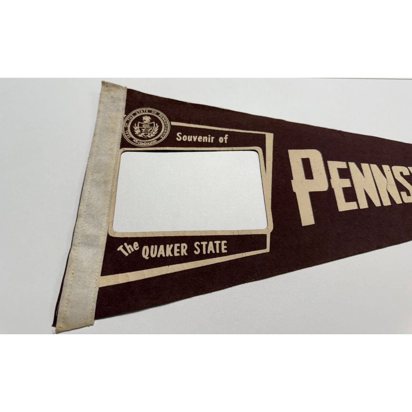 Vintage Pennsylvania "The Quaker State" pennant