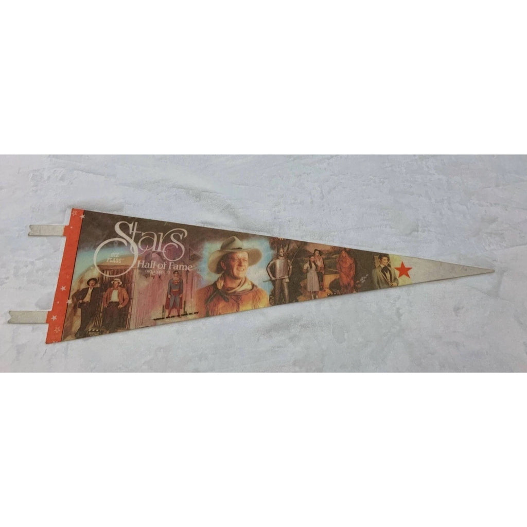 Vintage 1978 Six Flags Hall of Fame pennant