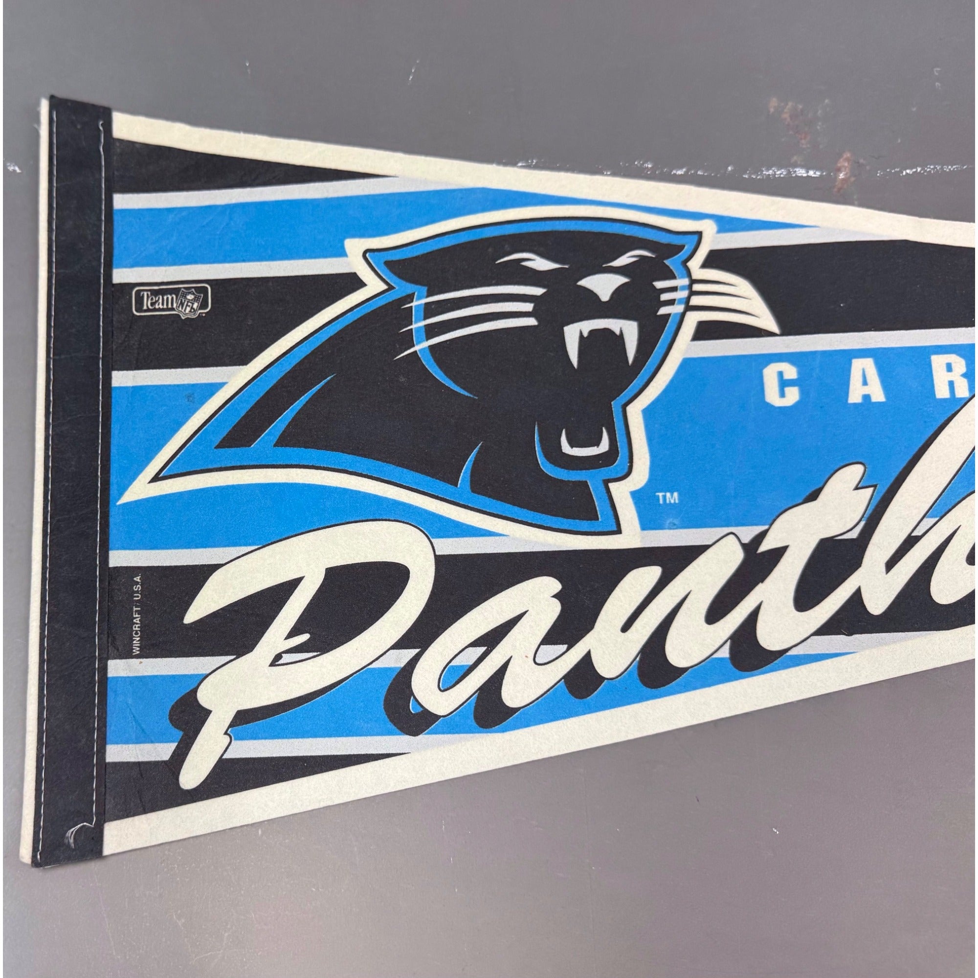 Vintage 90’s NFL Carolina Panthers pennant