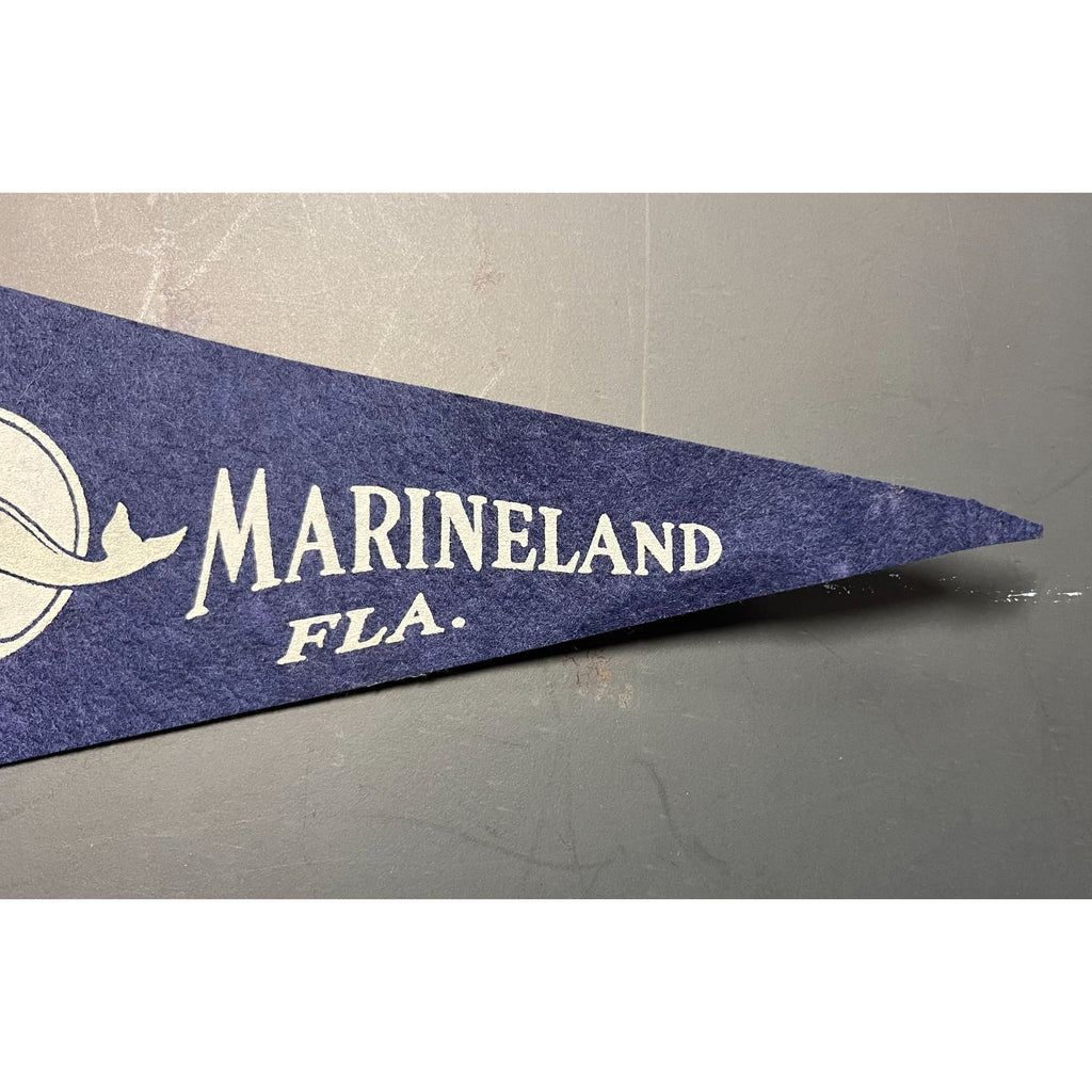 Vintage Marineland Florida pennant