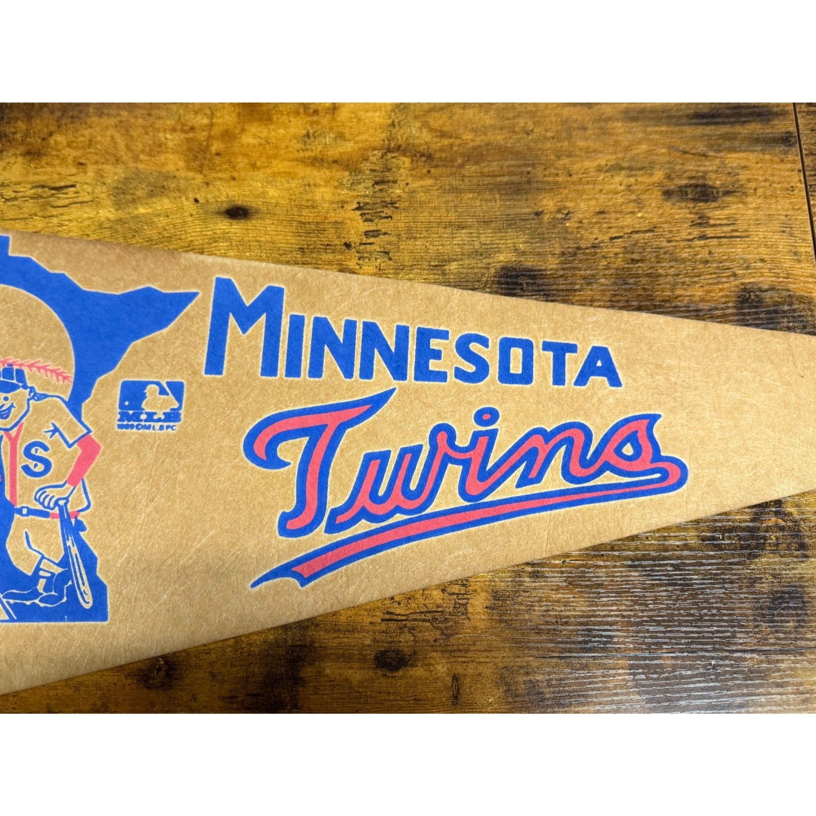 Vintage 1969 MLB Minnesota Twins pennant