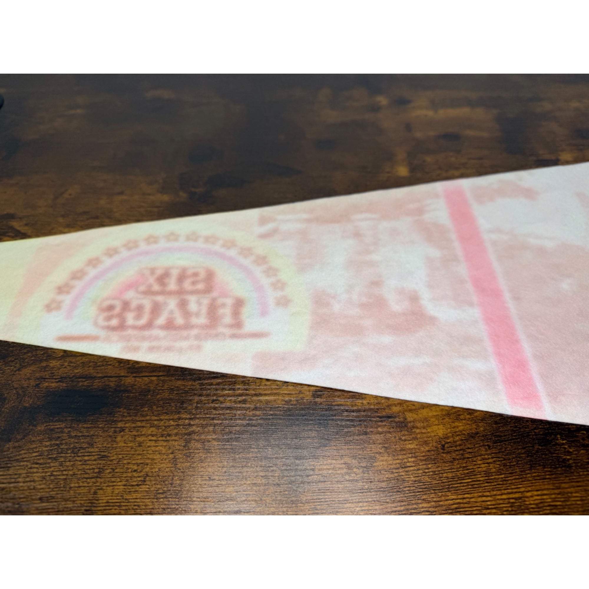 Vintage Six Flags Over Mid-America St. Louis, MO Pennant