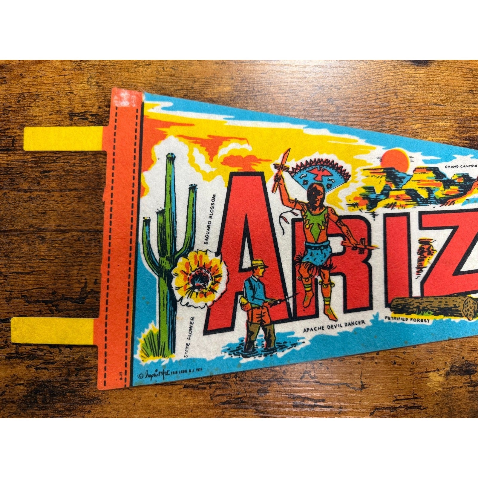 Vintage Arizona pennant