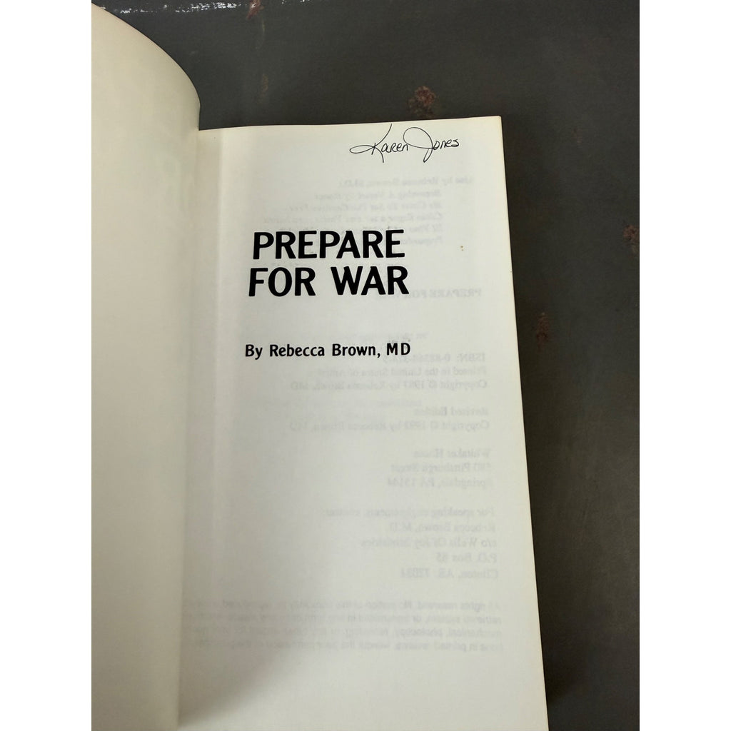 Prepare For War By Rebecca Brown MD Spiritual Warfare Paperback Revised Edition