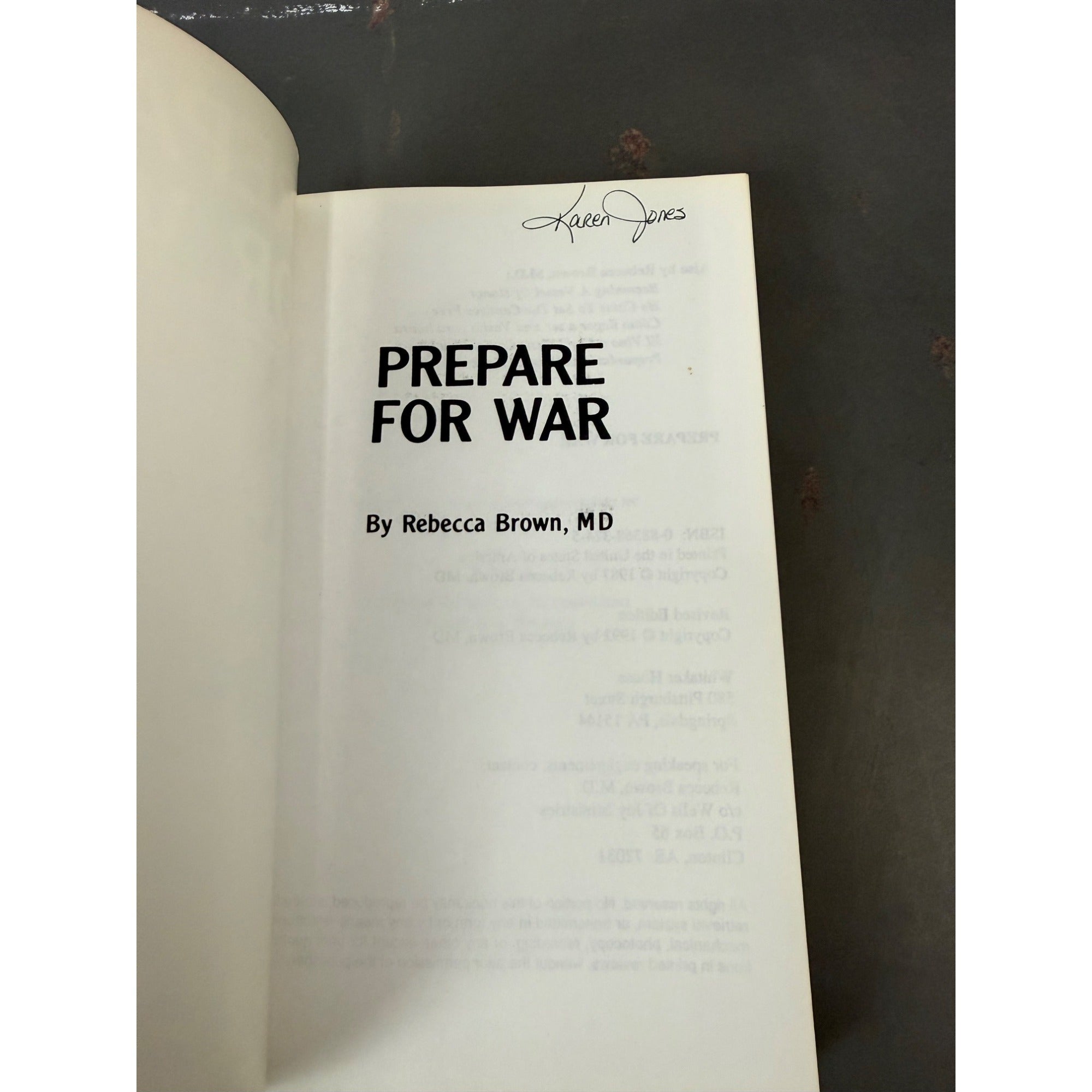 Prepare For War By Rebecca Brown MD Spiritual Warfare Paperback Revised Edition